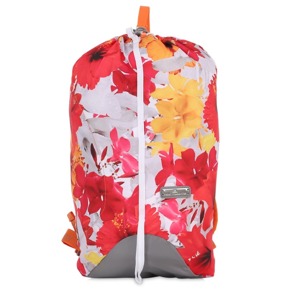 Adidas Stella McCartney drawstring floral backpack